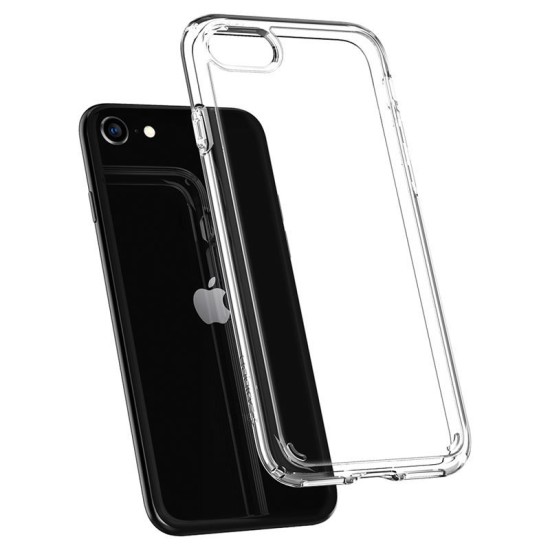 Husa pentru iPhone SE 2022 / SE 2020 / 8 / 7, Spigen, TPU, Transparent (iPhone SE (2020-2024), 042CS20927) by www.silkase.ro