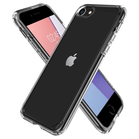 Husa pentru iPhone SE 2022 / SE 2020 / 8 / 7, Spigen, TPU, Transparent (iPhone SE (2020-2024), 042CS20927) by www.silkase.ro