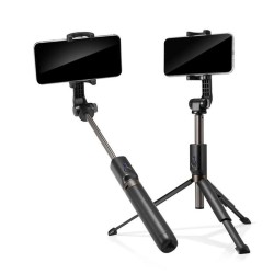 Selfie stick cu trepied Spigen S540W, negru
