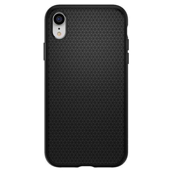 Husa Spigen pentru Iphone XR Liquid Air, Matte Black (iPhone XR, 064CS24872) by www.silkase.ro