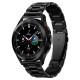 Curea ceas Modern Fit Spigen, pentru Galaxy Watch, latime curea 20 mm, inchidere securizata, zale otel inoxidabil, design modern, kit ajustare lungime, negru (Ingredi, 600WB24980) by www.silkase.ro