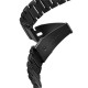 Curea ceas Modern Fit Spigen, pentru Galaxy Watch, latime curea 20 mm, inchidere securizata, zale otel inoxidabil, design modern, kit ajustare lungime, negru (Ingredi, 600WB24980) by www.silkase.ro