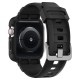Husa Spigen Rugged Armor Pro, pentru Apple Watch Seriile 7/6/5/4/SE (44mm/45mm), Antisoc, Curea inclusa, Negru (Spigen, Ingredi) by www.silkase.ro SPIGEN Husă Rugged Armor Pro Apple Watch 49/46/45/44mm (Ultra 3-1/Seria 11/SE), Curea Inclusă, Negru (Ingredi, 062CS25324) by www.silkase.ro