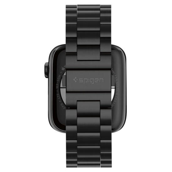Curea otel inoxidabil Spigen Modern Fit compatibila cu Apple Watch 1/2/3/4/5/6/7/SE (42/44/45mm) Black (Spigen, Ingredi) by www.silkase.ro SPIGEN Curea Oțel Inoxidabil Modern Fit Apple Watch 49/46/45/44/42mm (Ultra 3-1/Seria 11-1/SE), Black (Ingredi, 062MP25403) by www.silkase.ro