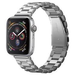 SPIGEN Curea Oțel Inoxidabil Modern Fit Apple Watch 49/46/45/44/42mm (Ultra 3-1/Seria 11-1/SE), Silver