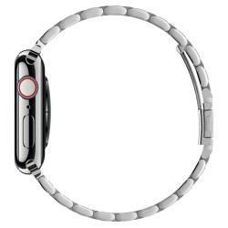 SPIGEN Curea Oțel Inoxidabil Modern Fit Apple Watch 49/46/45/44/42mm (Ultra 3-1/Seria 11-1/SE), Silver SPIGEN Curea Oțel Inoxidabil Modern Fit Apple Watch 49/46/45/44/42mm (Ultra 3-1/Seria 11-1/SE), Silver