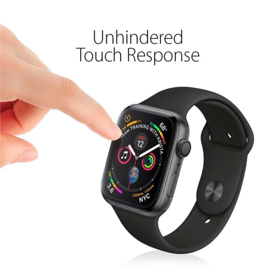 Set 3xFolie de Protectie Spigen Neo Flex HD pentru Apple Watch Seriile 6/5/4/SE (40 mm), Case-Friendly, Transparenta (Ingredi, 061FL25575) by www.silkase.ro