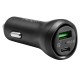 Incarcator auto Spigen F31QC, 2xUSB, QC 3.0, 27W, Black (Spigen, Incarcatoare) by www.silkase.ro Incarcator auto Spigen F31QC, 2xUSB, QC 3.0, 27W, Black (Incarcatoare, 000CP25597) by www.silkase.ro