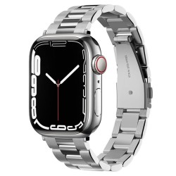 Curea pentru Apple Watch 1/2/3/4/5/6/7/8/9/SE/SE 2 38/40/41mm, Modern Fit, X1278, Silver