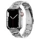 Curea pentru Apple Watch 1/2/3/4/5/6/7/8/9/SE/SE 2 38/40/41mm, Modern Fit, X1278, Silver (Spigen, Ingredi) by www.silkase.ro Curea pentru Apple Watch 1/2/3/4/5/6/7/8/9/SE/SE 2 38/40/41mm, Modern Fit, X1278, Silver (Ingredi, 061MP25943) by www.silkase.ro