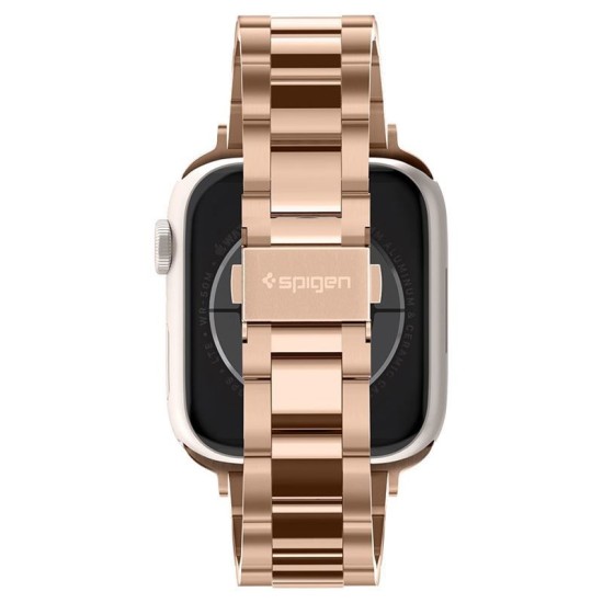 Curea pentru Apple Watch 1/2/3/4/5/6/7/8/9/10/SE/SE 2 (38/40/41/42mm) - Spigen Modern Fit - Rose Gold (Spigen, Ingredi) by www.silkase.ro Curea pentru Apple Watch 1/2/3/4/5/6/7/8/9/10/SE/SE 2 (38/40/41/42mm) - Spigen Modern Fit - Rose Gold (Ingredi, 061MP25944) by www.silkase.ro