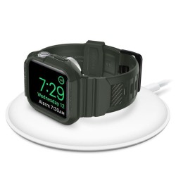 Husa curea Apple Watch 4 44 mm TPU SPIGEN Rugged Armor Pro Military Green Husa curea Apple Watch 4 44 mm TPU SPIGEN Rugged Armor Pro Military Green
