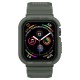 Husa curea Apple Watch 4 44 mm TPU SPIGEN Rugged Armor Pro Military Green (Ingredi, 062CS26016) by www.silkase.ro