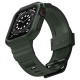 Husa curea Apple Watch 4 44 mm TPU SPIGEN Rugged Armor Pro Military Green (Ingredi, 062CS26016) by www.silkase.ro