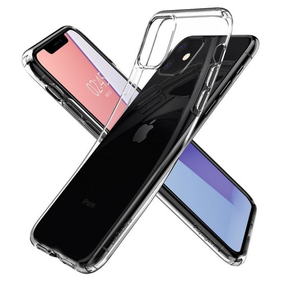 Husa de protectie Spigen Liquid Crystal compatibil cu Iphone 11 Crystal ,Clear (Spigen, iPhone 11) by www.silkase.ro Husa de protectie Spigen Liquid Crystal compatibil cu Iphone 11 Crystal ,Clear (iPhone 11, 076CS27179) by www.silkase.ro