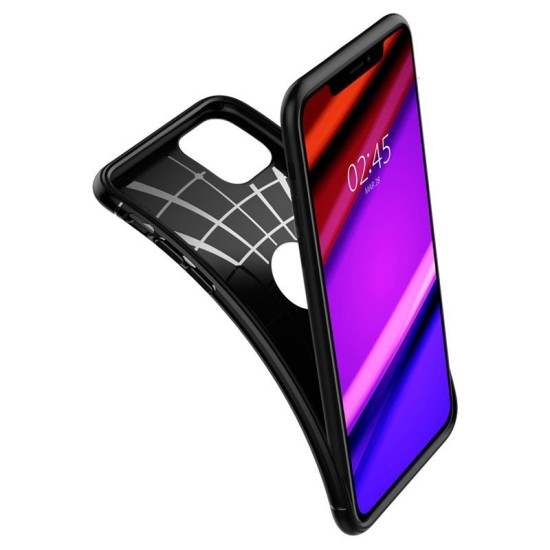 Husa de protectie Spigen Rugged Armor pentru iPhone 11, Matte Black (Spigen, iPhone 11) by www.silkase.ro Husa de protectie Spigen Rugged Armor pentru iPhone 11, Matte Black (iPhone 11, 076CS27183) by www.silkase.ro