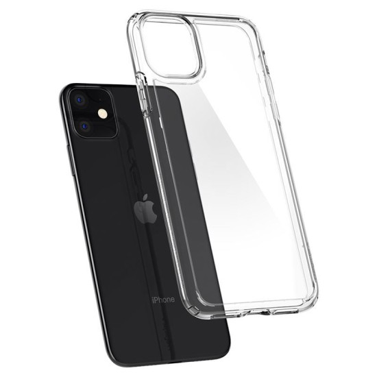 Husa de protectie Spigen Ultra Hybrid pentru iPhone 11, Crystal Clear (Spigen, iPhone 11) by www.silkase.ro Husa de protectie Spigen Ultra Hybrid pentru iPhone 11, Crystal Clear (iPhone 11, 076CS27185) by www.silkase.ro