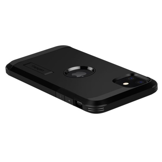 Husa telefon spate, Spigen, Plastic, Tough Armor, pentru Iphone 11, Negru (Spigen, iPhone 11) by www.silkase.ro Husa telefon spate, Spigen, Plastic, Tough Armor, pentru Iphone 11, Negru (iPhone 11, 076CS27190) by www.silkase.ro