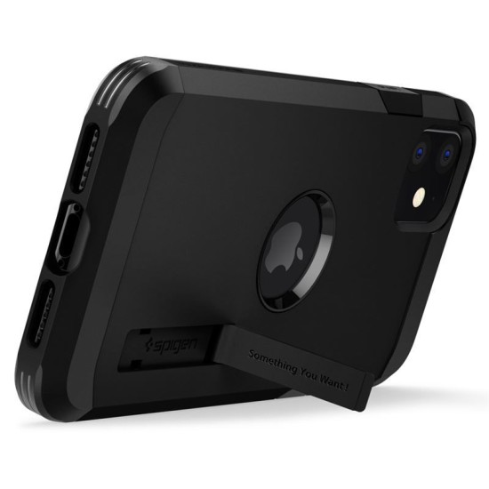 Husa telefon spate, Spigen, Plastic, Tough Armor, pentru Iphone 11, Negru (Spigen, iPhone 11) by www.silkase.ro Husa telefon spate, Spigen, Plastic, Tough Armor, pentru Iphone 11, Negru (iPhone 11, 076CS27190) by www.silkase.ro