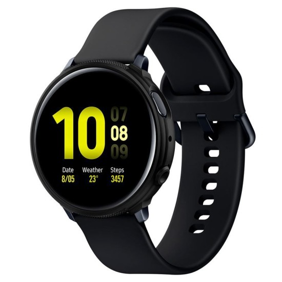 Folie protectie, Spigen, Pentru Samsung Galaxy Watch Active 2 40 mm, Negru (Spigen, Ingredi) by www.silkase.ro Folie protectie, Spigen, Pentru Samsung Galaxy Watch Active 2 40 mm, Negru (Ingredi, ACS00218) by www.silkase.ro
