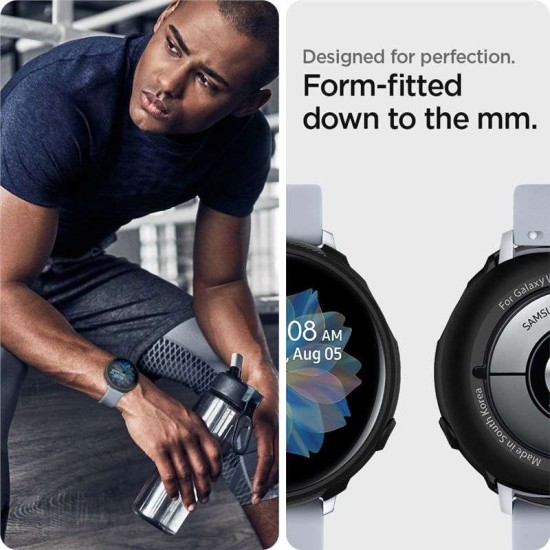 Folie protectie, Spigen, Pentru Samsung Galaxy Watch Active 2 40 mm, Negru (Spigen, Ingredi) by www.silkase.ro Folie protectie, Spigen, Pentru Samsung Galaxy Watch Active 2 40 mm, Negru (Ingredi, ACS00218) by www.silkase.ro