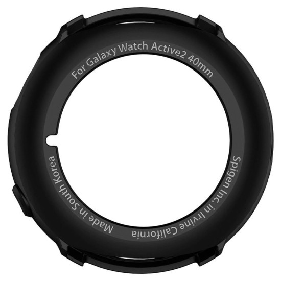 Folie protectie, Spigen, Pentru Samsung Galaxy Watch Active 2 40 mm, Negru (Spigen, Ingredi) by www.silkase.ro Folie protectie, Spigen, Pentru Samsung Galaxy Watch Active 2 40 mm, Negru (Ingredi, ACS00218) by www.silkase.ro