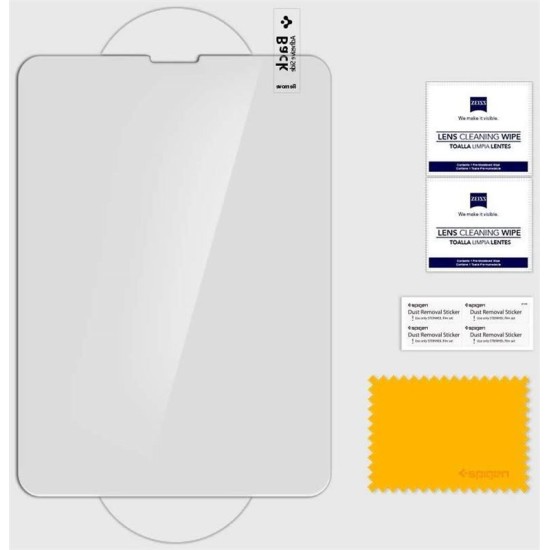 Folie de sticla Spigen Glas.tR SLIM pentru iPad 10.2 (2019-2021) (Ingredi, AGL00236) by www.silkase.ro