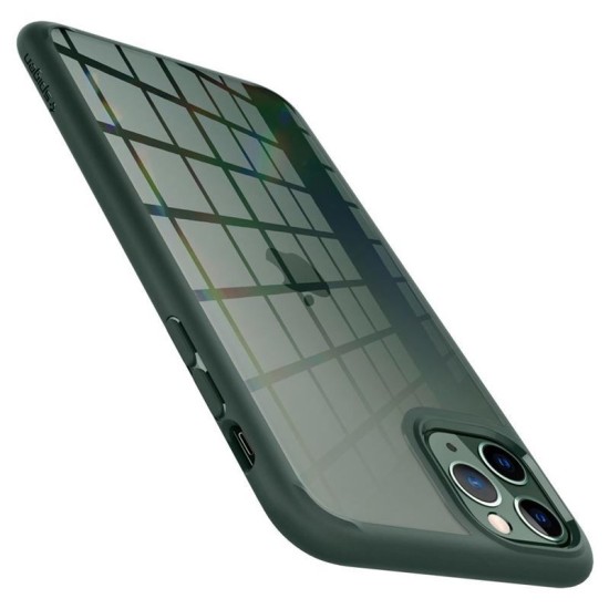 Husa de protectie Spigen Ultra Hybrid pentru iPhone 11 Pro, TPU, Policarbonat, Verde/Transparent (Spigen, iPhone 11 Pro) by www.silkase.ro Husa de protectie Spigen Ultra Hybrid pentru iPhone 11 Pro, TPU, Policarbonat, Verde/Transparent (iPhone 11 Pro, ACS00417) by www.silkase.ro