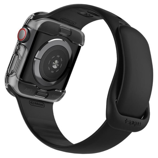 Husa Spigen Ultra Hybrid pentru Apple Watch 4/5/6/SE (44mm) Transparent (Ingredi, ACS00428) by www.silkase.ro