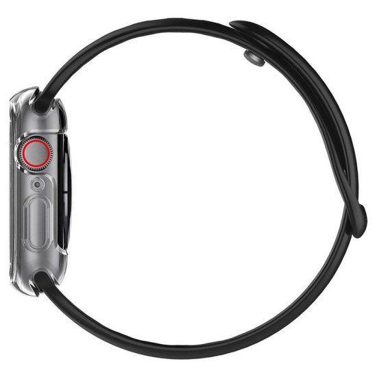 Husa Spigen Ultra Hybrid pentru Apple Watch 4/5/6/SE (44mm) Transparent (Ingredi, ACS00428) by www.silkase.ro
