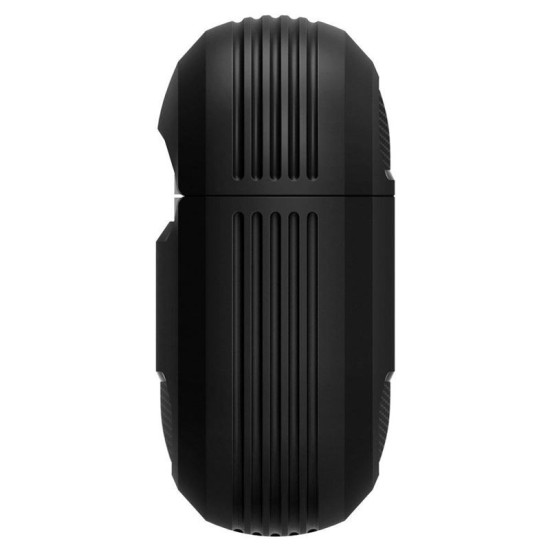 Carcasa Spigen Rugged Armor Apple AirPods Pro Matte Black (Spigen, Pro) by www.silkase.ro Carcasa Spigen Rugged Armor Apple AirPods Pro Matte Black (Pro, ASD00540) by www.silkase.ro