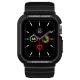 Husa Spigen Rugged Armor Pro, pentru Apple Watch Seriile 7/6/5/4/SE (40mm/41mm), Antisoc, Curea inclusa, Negru (Spigen, Ingredi) by www.silkase.ro SPIGEN Husă Rugged Armor Pro Apple Watch 42/41/40/38mm (Seria 11/SE), Curea Inclusă, Negru (Ingredi, ACS00546) by www.silkase.ro