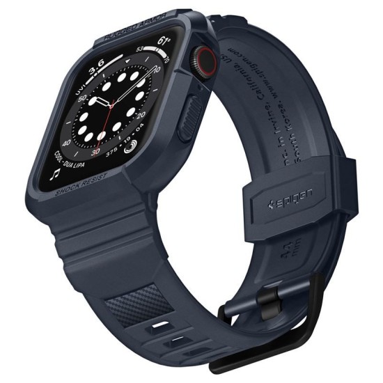 Curea Spigen Rugged Armor ”PRO” Apple Watch 4/5 (44MM) Charcoal Grey (Spigen, Ingredi) by www.silkase.ro Curea Spigen Rugged Armor ”PRO” Apple Watch 4/5 (44MM) Charcoal Grey (Ingredi, ACS00819) by www.silkase.ro