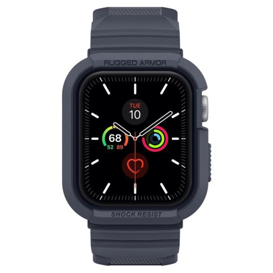 Curea Spigen Rugged Armor ”PRO” Apple Watch 4/5 (44MM) Charcoal Grey (Spigen, Ingredi) by www.silkase.ro Curea Spigen Rugged Armor ”PRO” Apple Watch 4/5 (44MM) Charcoal Grey (Ingredi, ACS00819) by www.silkase.ro