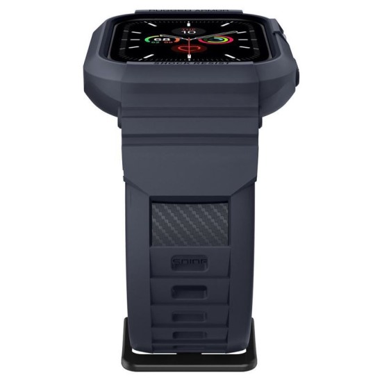 Curea Spigen Rugged Armor ”PRO” Apple Watch 4/5 (44MM) Charcoal Grey (Spigen, Ingredi) by www.silkase.ro Curea Spigen Rugged Armor ”PRO” Apple Watch 4/5 (44MM) Charcoal Grey (Ingredi, ACS00819) by www.silkase.ro