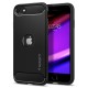 Husa Antisoc Spigen Rugged Armor pentru iPhone SE 2 / iPhone SE 3, Negru (iPhone SE (2020-2024), ACS00944) by www.silkase.ro