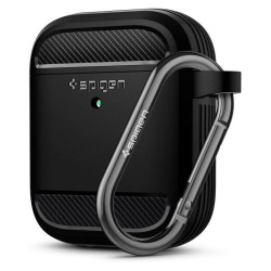 Husa Spigen Rugged Armor Apple AirPods Matte Black