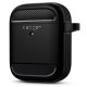 Husa Spigen Rugged Armor Apple AirPods Matte Black (Ingredi, ASD01117) by www.silkase.ro