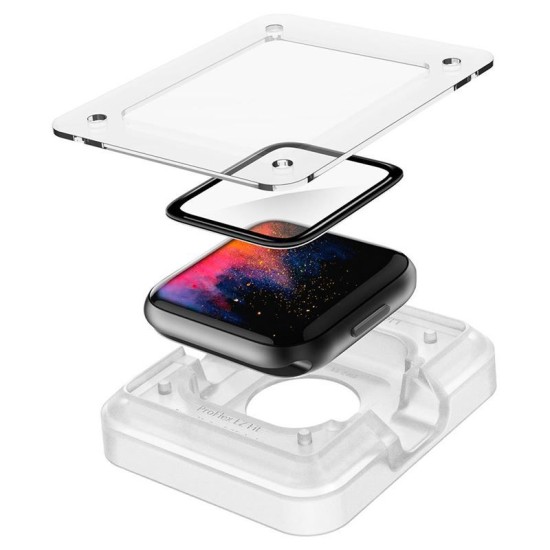 Folie pentru Apple Watch 4 / 5 / 6 / SE / SE 2 44mm (set 2) - Spigen ProFlex EZ Fit - Black (Spigen, Ingredi) by www.silkase.ro Folie pentru Apple Watch 4 / 5 / 6 / SE / SE 2 44mm (set 2) - Spigen ProFlex EZ Fit - Black (Ingredi, AFL01220) by www.silkase.ro