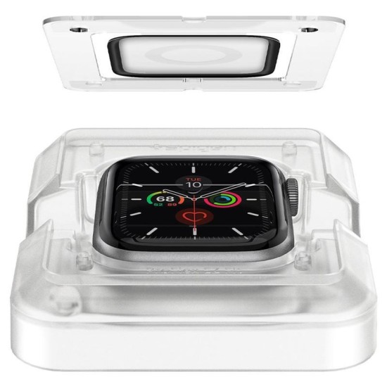 Folie pentru Apple Watch 4 / 5 / 6 / SE / SE 2 44mm (set 2) - Spigen ProFlex EZ Fit - Black (Spigen, Ingredi) by www.silkase.ro Folie pentru Apple Watch 4 / 5 / 6 / SE / SE 2 44mm (set 2) - Spigen ProFlex EZ Fit - Black (Ingredi, AFL01220) by www.silkase.ro