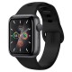 Folie pentru Apple Watch 4 / 5 / 6 / SE / SE 2 44mm (set 2) - Spigen ProFlex EZ Fit - Black (Spigen, Ingredi) by www.silkase.ro Folie pentru Apple Watch 4 / 5 / 6 / SE / SE 2 44mm (set 2) - Spigen ProFlex EZ Fit - Black (Ingredi, AFL01220) by www.silkase.ro