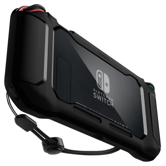 Husa Spigen RUGGED ARMOR pentru Nintendo Switch, neagră (Spigen, Accesorii telefoane) by www.silkase.ro Husa Spigen RUGGED ARMOR pentru Nintendo Switch, neagră (Gaming și Gamepads, ACS01228) by www.silkase.ro