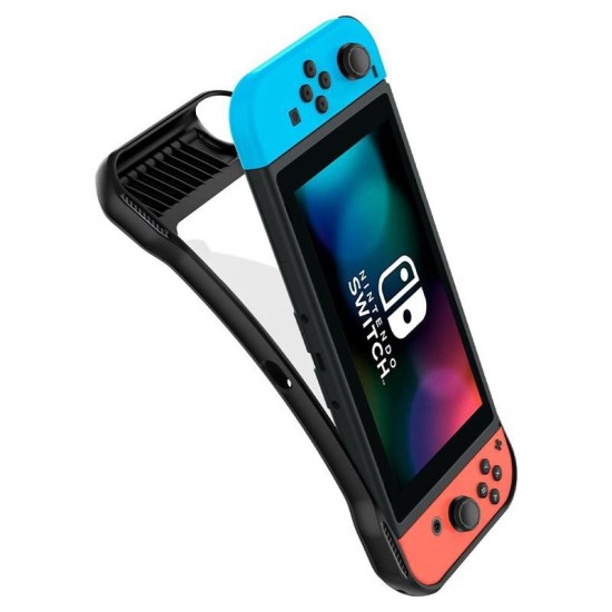 Husa Spigen RUGGED ARMOR pentru Nintendo Switch, neagră (Spigen, Accesorii telefoane) by www.silkase.ro Husa Spigen RUGGED ARMOR pentru Nintendo Switch, neagră (Gaming și Gamepads, ACS01228) by www.silkase.ro