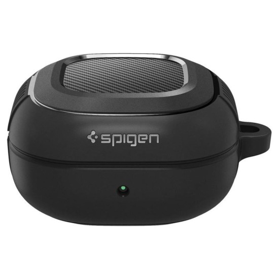 Husa Spigen Rugged Armor compatibila cu Samsung Galaxy Buds 2/Pro/Live/Buds 2 Pro/FE Matte Black (Ingredi, ASD01276) by www.silkase.ro