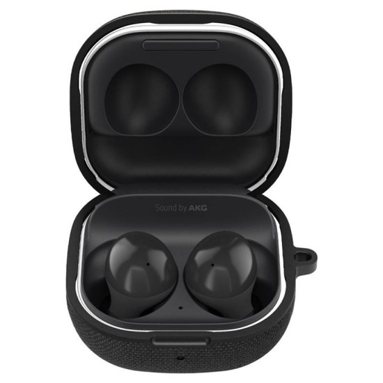 Husa pentru Samsung Galaxy Buds 2 / Pro / 2 Pro / Live, Spigen Urban Fit, Black (Ingredi, ASD01278) by www.silkase.ro