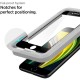 Folie de protectie Spigen AlignMaster FC pentru iPhone SE 2 / iPhone SE 3 / iPhone 7 / iPhone 8 (4.7"), 9H, Case Friendly, Negru (iPhone 7, AGL01294) by www.silkase.ro