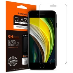 Folie sticla transparenta Case friendly Spigen GLAS.tR SLIM compatibila cu iPhone 7/8/SE 2020/2022