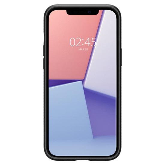Husa iPhone 12 Pro Max SPIGEN Liquid Air Neagra (iPhone 12 Pro Max, ACS01617) by www.silkase.ro