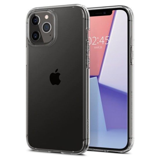 Husa de protectie hibrida Spigen Ultra Hybrid pentru iPhone 12 Pro Max, transparenta (Spigen, Ingredi) by www.silkase.ro Husa de protectie hibrida Spigen Ultra Hybrid pentru iPhone 12 Pro Max, transparenta (iPhone 12 Pro Max, ACS01618) by www.silkase.ro