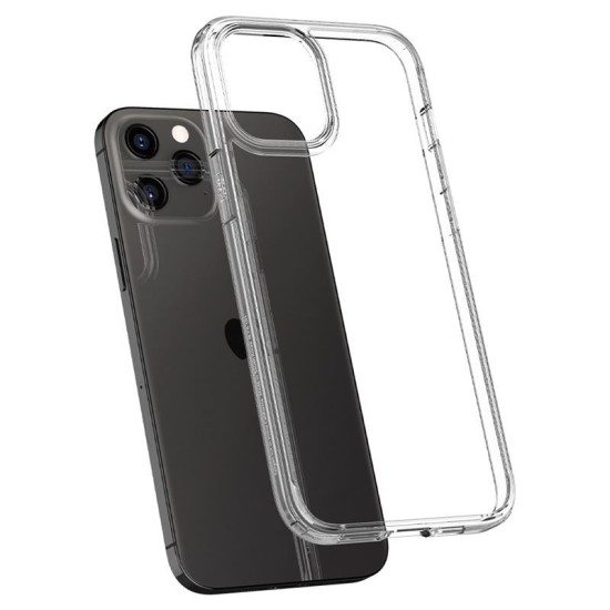 Husa de protectie hibrida Spigen Ultra Hybrid pentru iPhone 12 Pro Max, transparenta (Spigen, Ingredi) by www.silkase.ro Husa de protectie hibrida Spigen Ultra Hybrid pentru iPhone 12 Pro Max, transparenta (iPhone 12 Pro Max, ACS01618) by www.silkase.ro